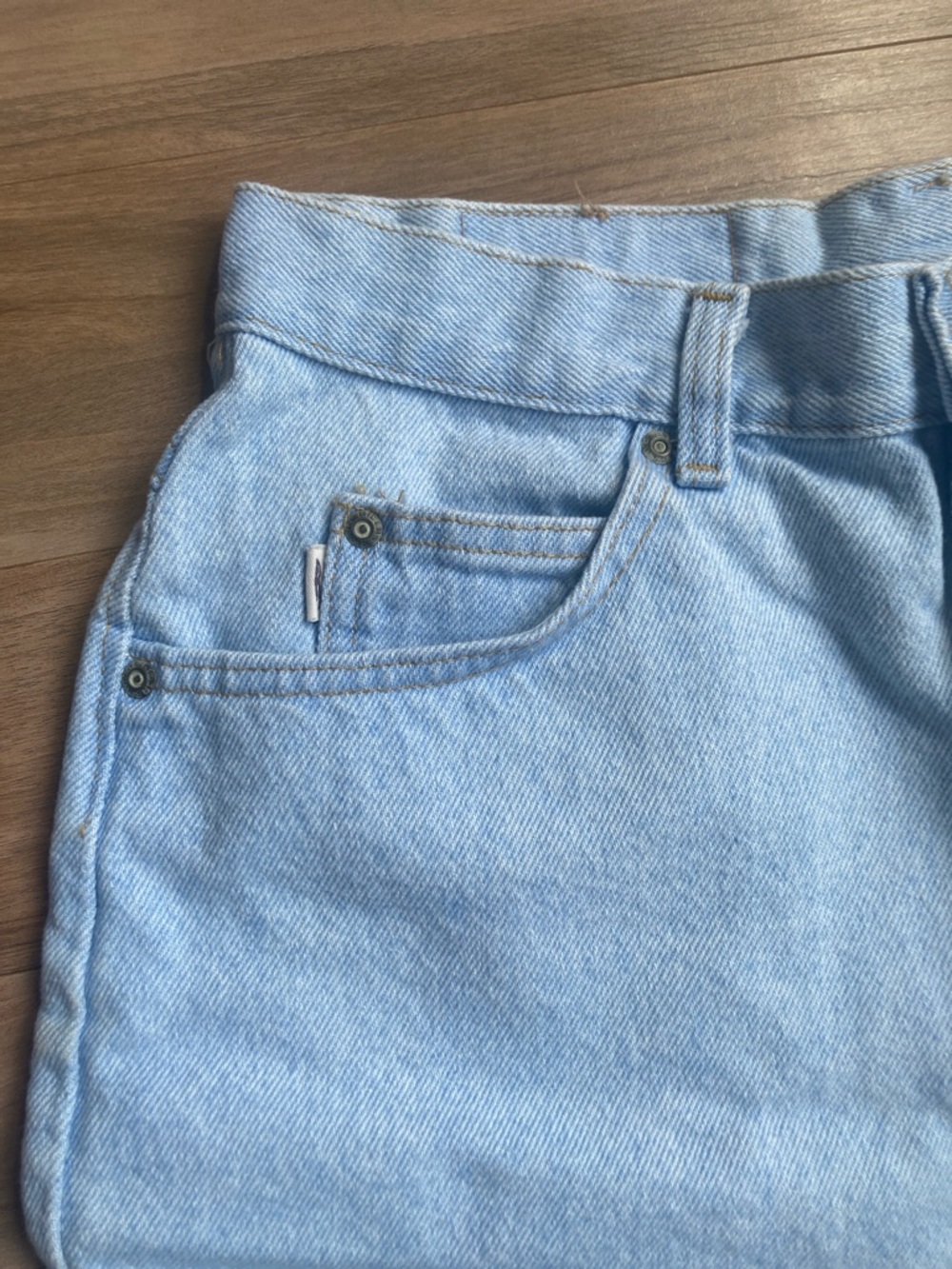 Vintage Riders jean short cotton denim short men’s - Picture 5 of 14